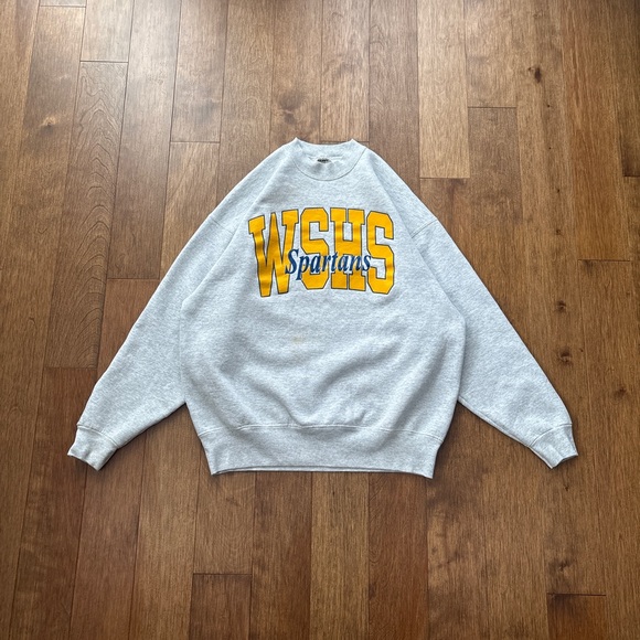 Fruit of the Loom Other - Unisex Vintage 90s Fruit of the Loom WSHS Spartans varsity crewneck